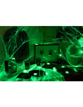 Spinnennetz Glow in the Dark - 100 g