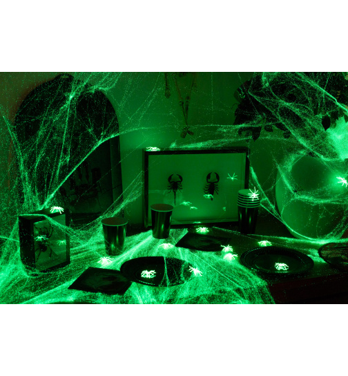 Spinnennetz Glow in the Dark - 500 g
