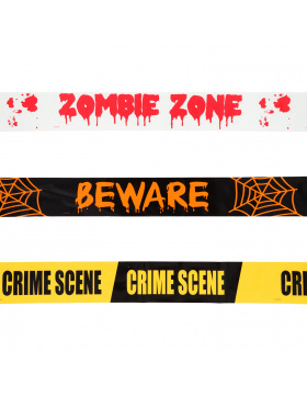 Markierungsbänder Crime scene-Beware-Zombie zone - 3...