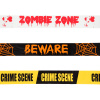 Markierungsbänder Crime scene-Beware-Zombie zone - 3 Stück