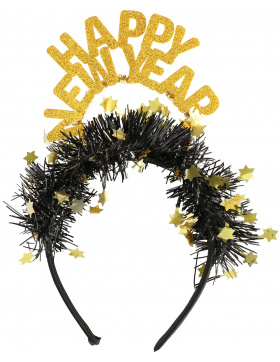 Tiara Happy New Year Gold