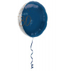 Folienballon Elegant True Blue 80 Jahre - 45cm