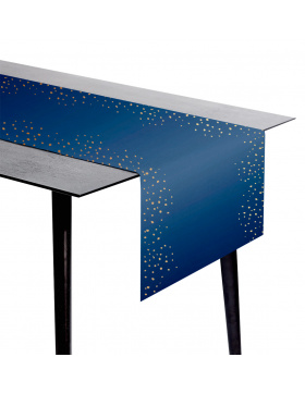 Tischläufer Elegant True Blue - 240x40cm