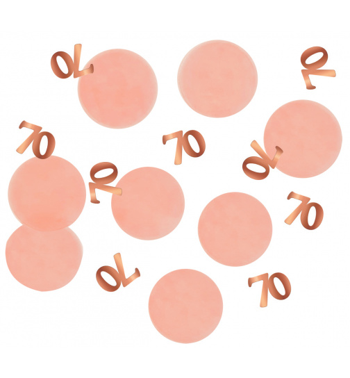 Konfetti Elegant Lush Blush 70 Jahre - 25 Gramm