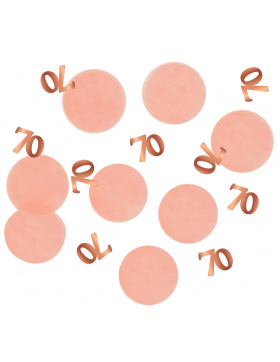 Konfetti Elegant Lush Blush 70 Jahre - 25 Gramm