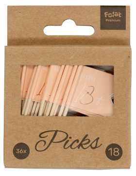 Partypicker Elegant Lush Blush 18 Jahre - 36 Stück