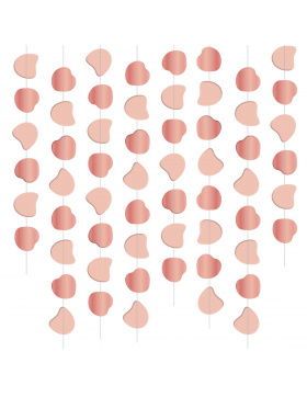 Mini-Girlande Elegant Lush Blush - 8 Stück