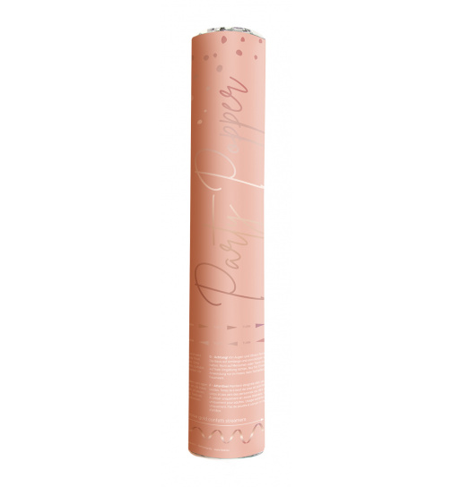 Konfettikanone / Konfettiwerfer Elegant Lush Blush - 28cm