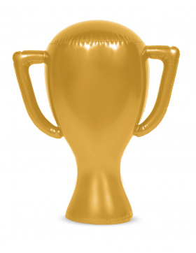 Aufblasbare Trophäe Gold - 45 cm