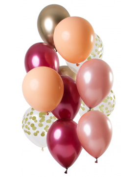 Ballons Rich Ruby 33cm - 12 Stück