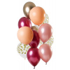 Ballons Rich Ruby 33cm - 12 Stück