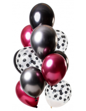 Ballons Dark Richness 33cm - 12 Stück