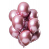 Ballons Mirror Effect Pink 33cm - 12 Stück