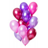 Ballons Merry Berry Pink Metallic 33cm - 15 Stück