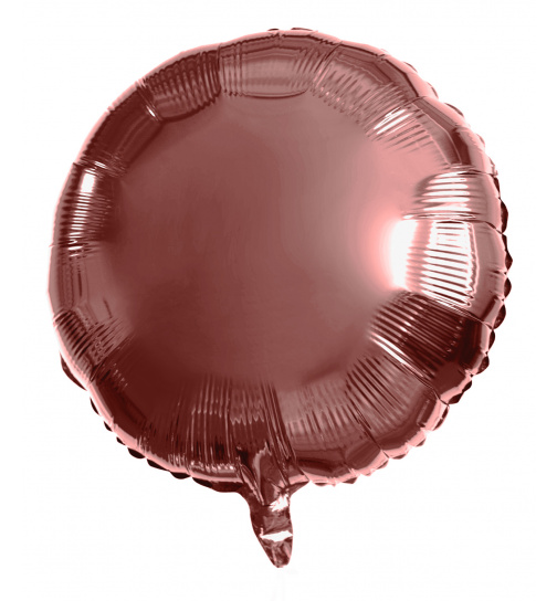 Folienballon Rund Bronze - 45 cm