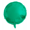 Folienballon Rund Grün Metallic Matt - 45 cm