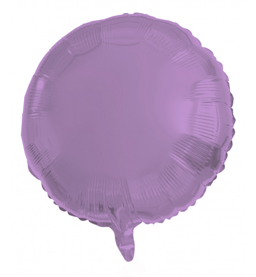 Folienballon Rund Lila Metallic Matt - 45 cm