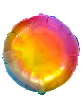 Folienballon Rund Yummy Gummy Rainbow - 45 cm