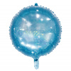 Folienballon Rund Galactic Aqua - 45 cm