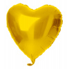 Folienballon Herzförmig Gold - 45 cm