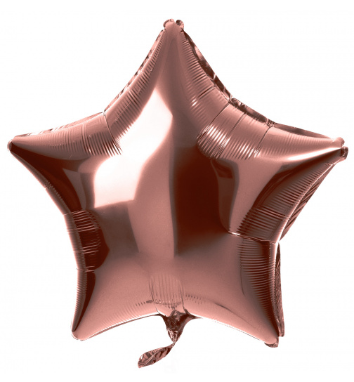 Folienballon Sternförmig Bronze - 45 cm