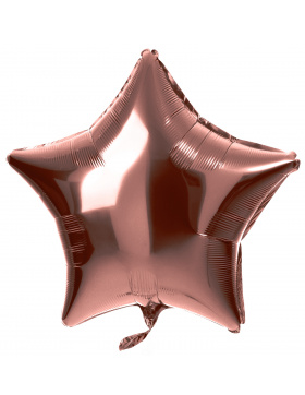Folienballon Sternförmig Bronze - 45 cm