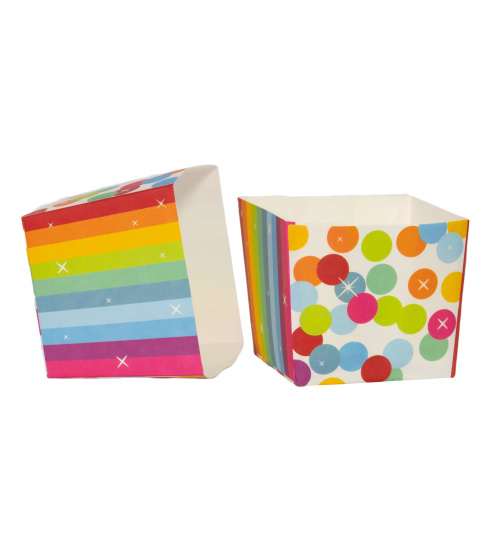 Süßigkeiten Tabletts Rainbow Bday - 5 Stück