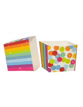 Süßigkeiten Tabletts Rainbow Bday - 5 Stück