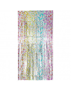 Türvorhang Folie Regenbogen Bday - 2x1m