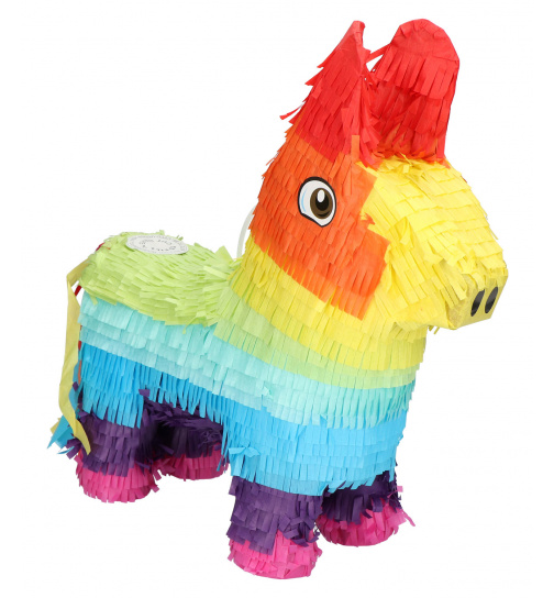 Pinata Esel Rainbow Bday - 35x39cm