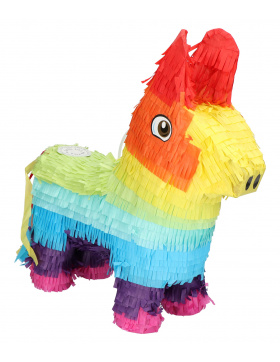 Pinata Esel Rainbow Bday - 35x39cm