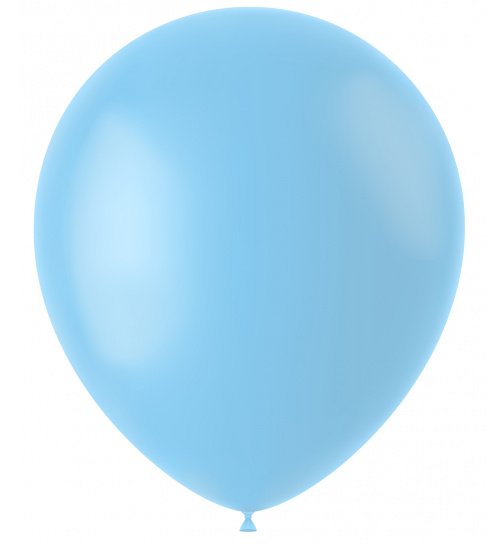 Ballons Powder Blue Matt 33cm - 50 Stück
