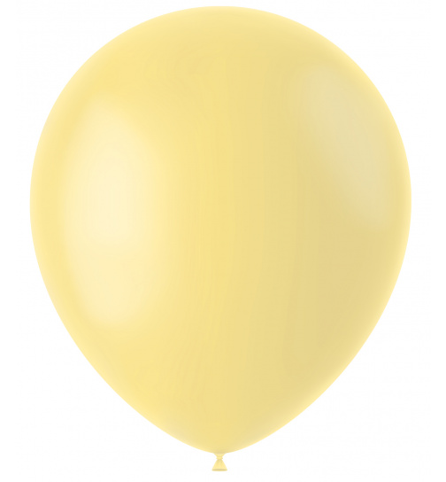 Ballons Powder Yellow Matt 33cm - 100 Stück