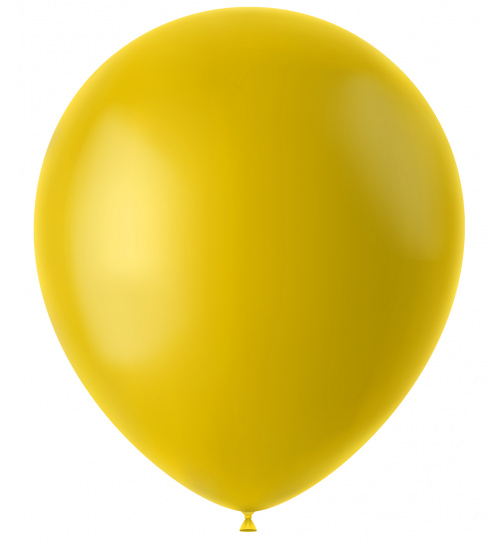 Ballons Tuscan Yellow Matt 33cm - 100 Stück