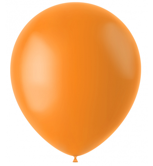 Ballons Tangerine Orange Matt 33cm - 100 Stück