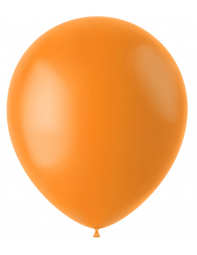Ballons Tangerine Orange Matt 33cm - 100 Stück