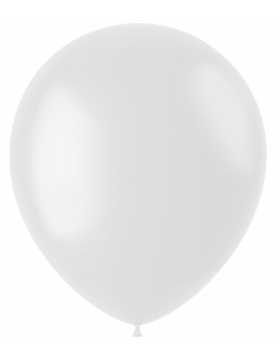 Ballons Coconut White Matt 33cm - 10 Stück