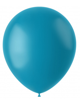 Ballons Calm Turquoise Matt 33cm - 10 Stück