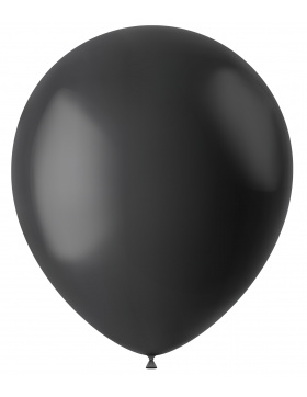 Ballons Midnight Black Matt 33cm - 10 Stück