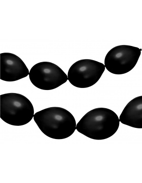 Ballons für Ballongirlande Midnight Black Matt 33cm...