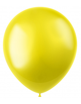 Ballons Radiant Zesty Yellow Metallic 33cm - 10 Stück