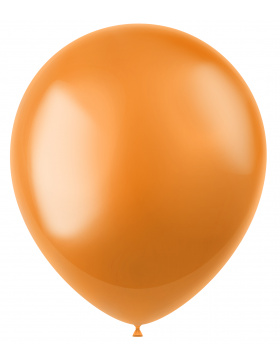 Ballons Radiant Marigold Orange Metallic 33cm - 10...
