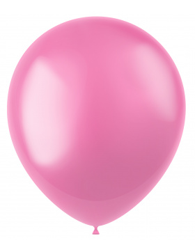 Ballons Radiant Bubblegum Pink Metallic 33cm - 10 Stück