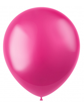 Ballons Radiant Fuchsia Pink Metallic 33cm - 10 Stück