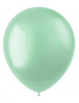 Ballons Radiant Minty Green Metallic 33cm - 10 Stück