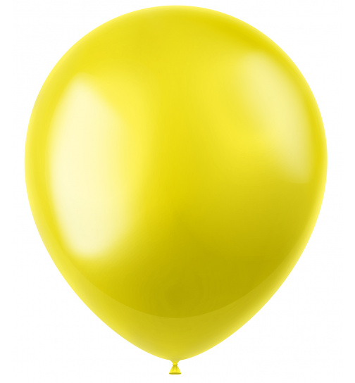 Ballons Radiant Zesty Yellow Metallic 33cm - 50 Stück