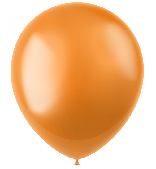 Ballons Radiant Marigold Orange Metallic 33cm - 50 Stück