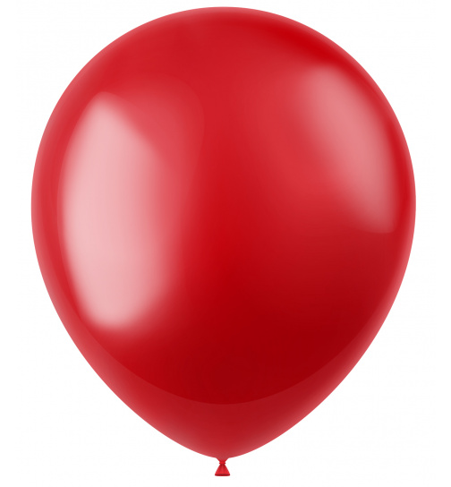 Ballons Radiant Fiery Red Metallic 33cm - 50 Stück