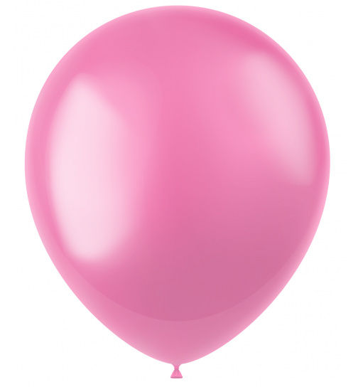 Ballons Radiant Bubblegum Pink Metallic 33cm - 50 Stück