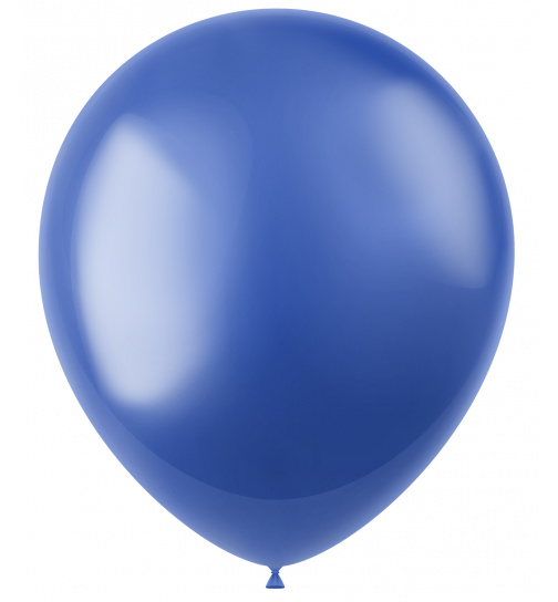 Ballons Radiant Royal Blue Metallic 33cm - 50 Stück
